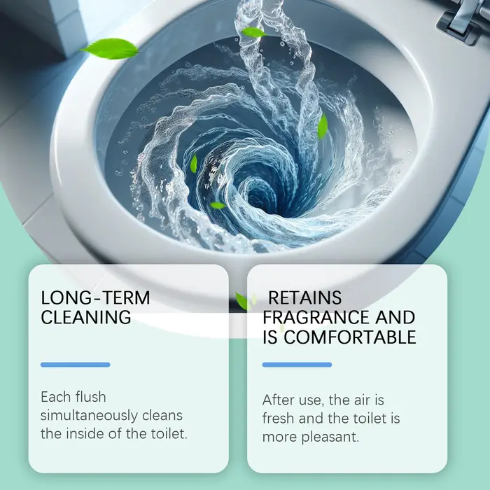 Nettoyant pour toilettes, décontamination et détartrage doux, toilettes propres, mousse de nettoyage fraîche et anti-odeurs, type de livraison