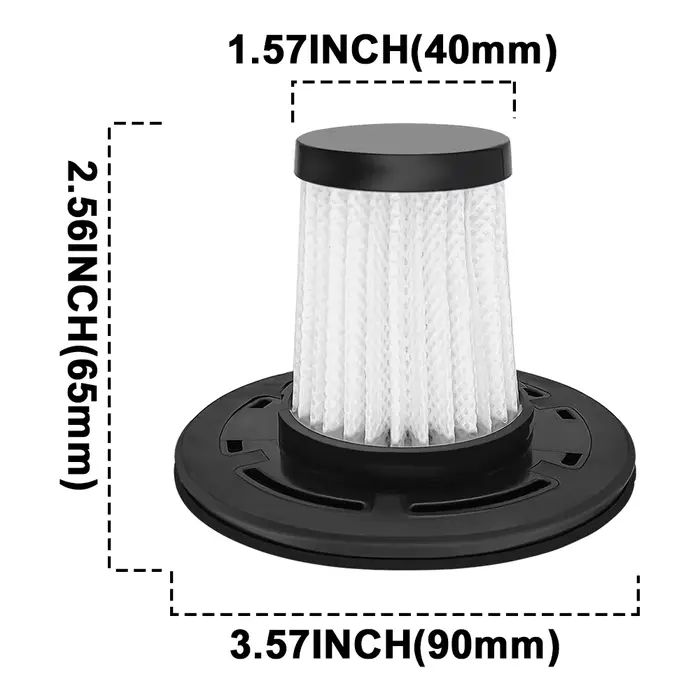 Micro élément filtrant pour aspirateur sans fil, pour le nettoyage humide et sec, pour notre pièce d'outil de nettoyage pour aspirateur sans balais