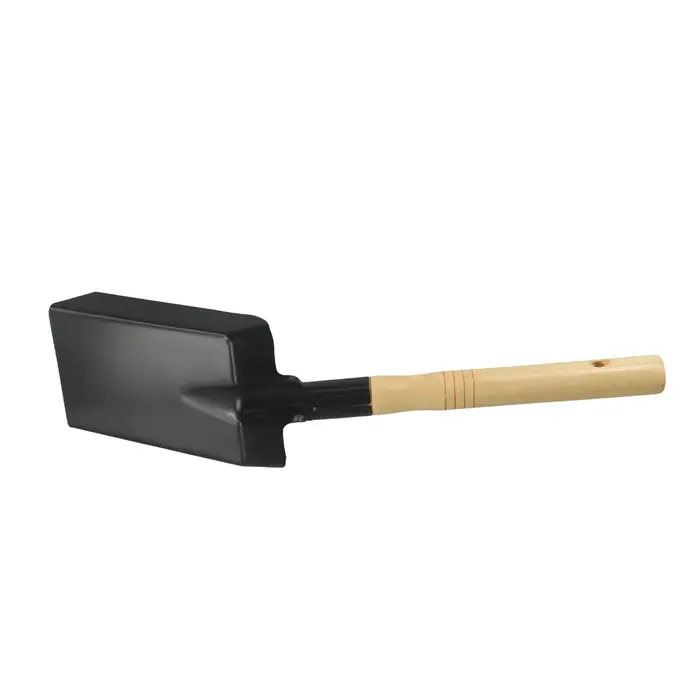 Pelle à poussière en acier, pelle à cendres, outil de nettoyage de cheminée, outil de nettoyage de cheminée, outil de cheminée, utilisation intérieure et extérieure