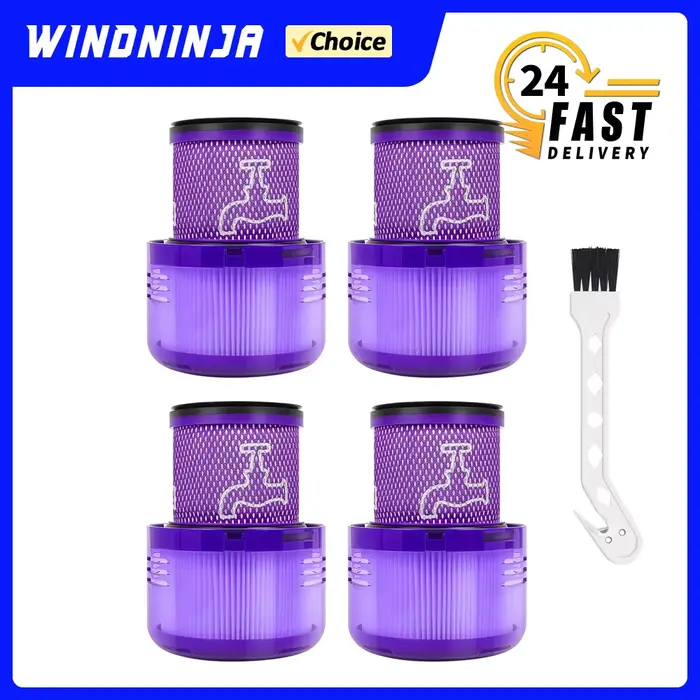 Filtre avec brosse de nettoyage pour aspirateur Dyson V11 Animal V11 Torque Drive V15 Detect