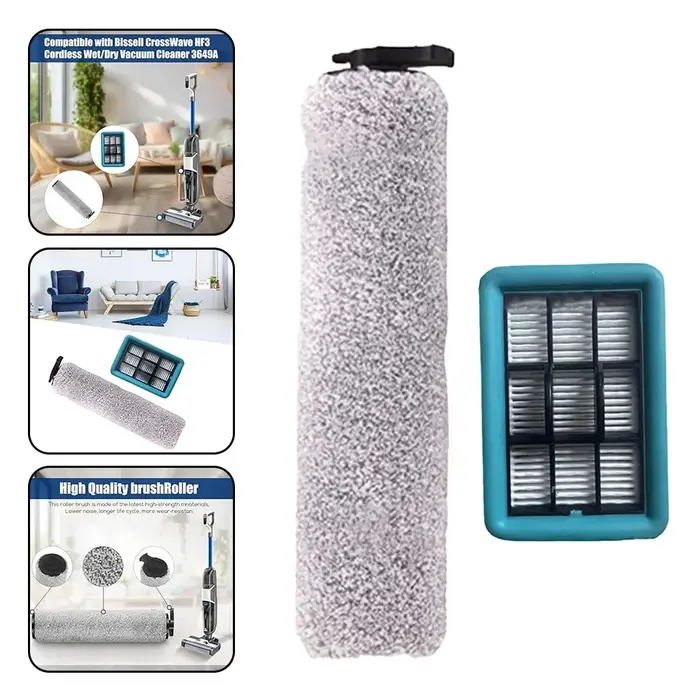 Pour Bissell pour Crosswave HF2 / 3845N / 3831 épurateur de sol filtre à brosse remplaçable pièces de rechange accessoires