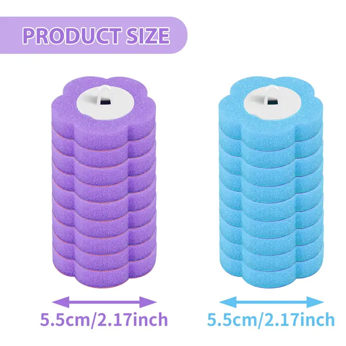 Brosse de toilette jetable murale avec tête de rechange, ensemble de nettoyage, accessoires de salle