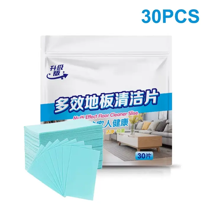 [Paquet 30/100] comprimés de nettoyage de sol stérilisants parfumés, feuilles de nettoyage solubles 