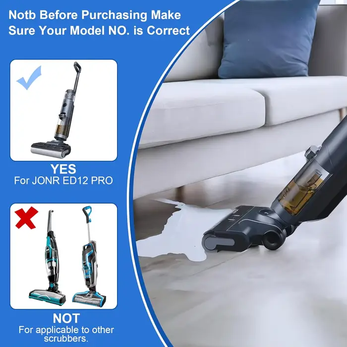 Pièces de rechange pour aspirateur sec et humide sans fil JONR ED12 PRO