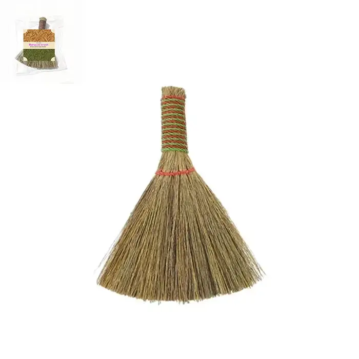 Balai de bureau tissé en paille, brosse à nouilles de riz, balai de cheminée, nouilles de riz, balai