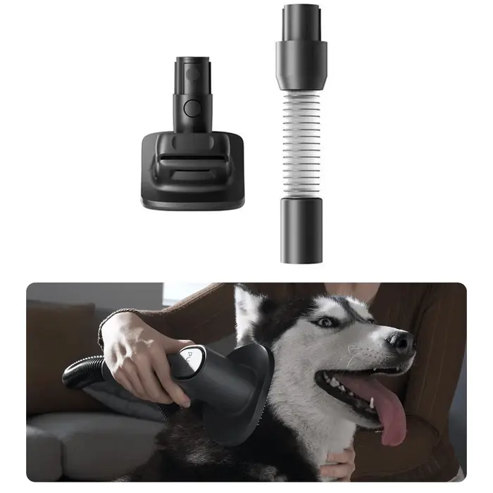 Kit d'aspirateur brosse à cheveux pour animaux de compagnie