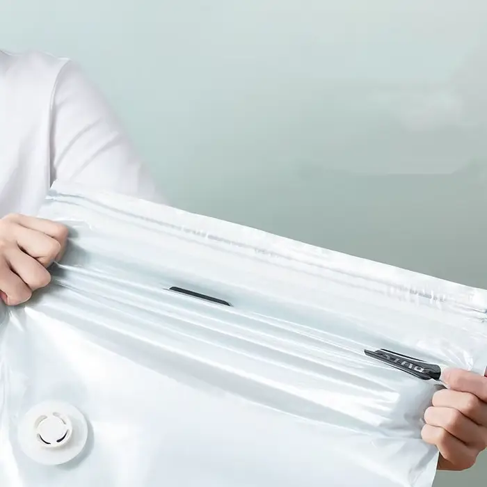 Sacs de rangement sous vide sans pompe