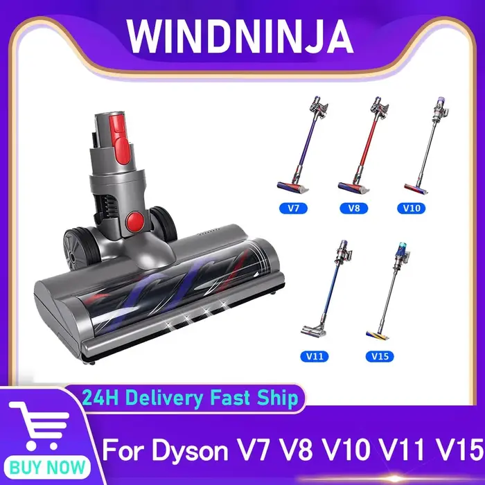 Tête de brosse pour aspirateur Dyson V7 V8 V10 V11 V15