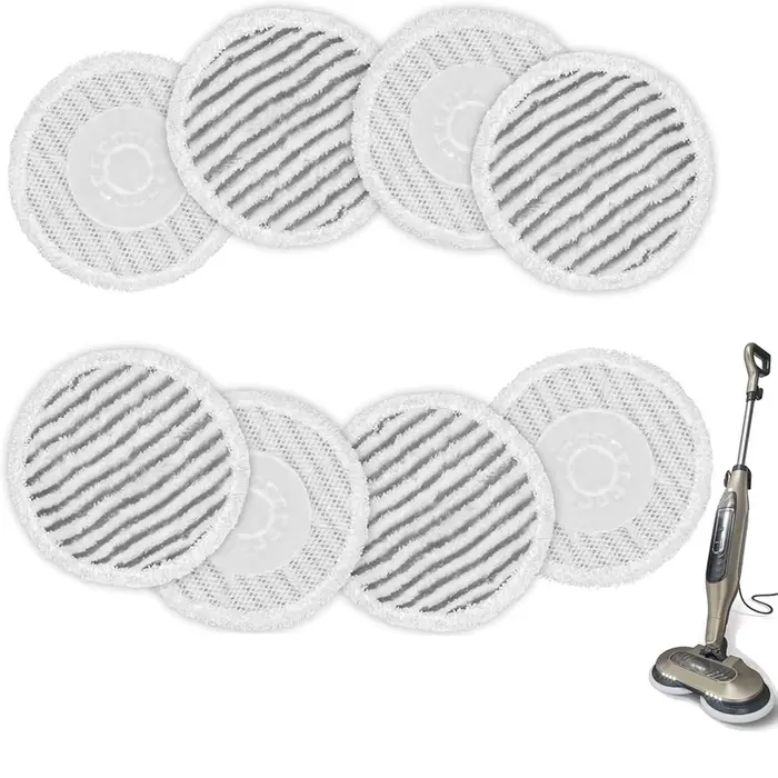 Paquet de 8 tampons de vadrouille à vapeur pour Shark S8201 S8001 S7001 S7201 S7000AMZ S7000 S7005 S