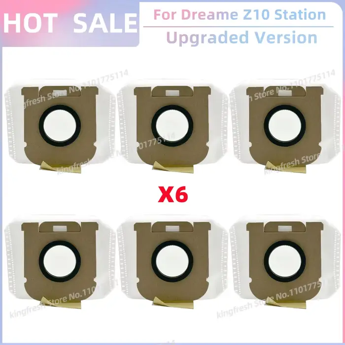 Sac à poussière compatible avec Dreame Z10 Station / Dreame H30 Combo Station / Dreame VDB1 Accessoi