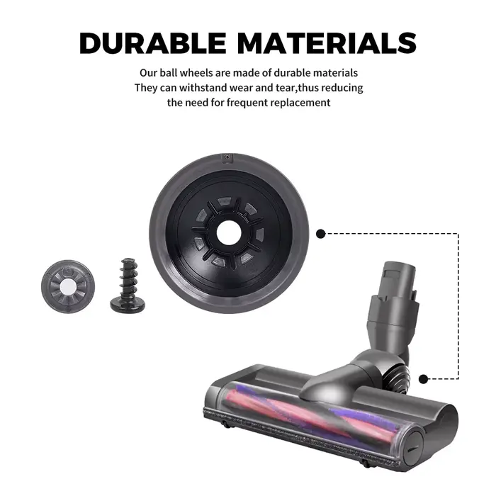Roue en V pour aspirateur sans fil Dyson V6 V7 V8 V10 V11 V15