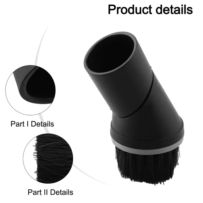 Buse de brosse à poussière ronde avec poils en Nylon