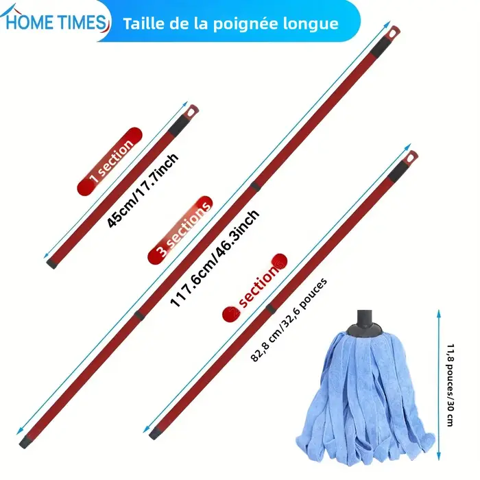 Accessoires de vadrouille rotative de remplacement pour système de réservoir Vileda/o-ceda 1