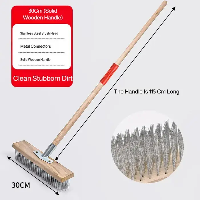 Brosse de sol en fil d'acier inoxydable