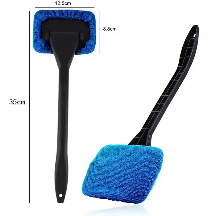 Outil de lavage de pare-brise avec manche long