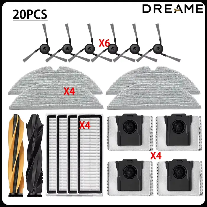 Accessoires pour aspirateur robot Dreame D20 Pro Plus / D20 Pro : brosse latérale principale