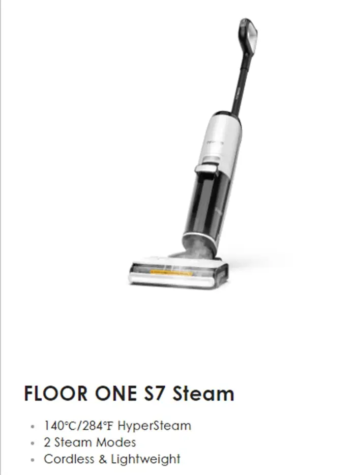 Pour Tineco FLOOR ONE S7 vapeur réservoir d'eau sèche et humide aspirateur intelligent et nettoyeur