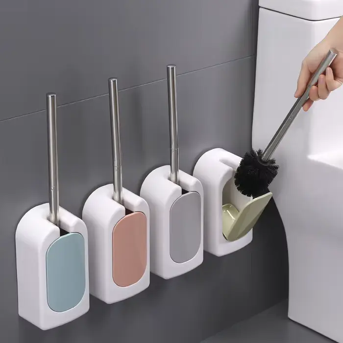 Brosse de toilette murale à Long manche pour la salle de bain