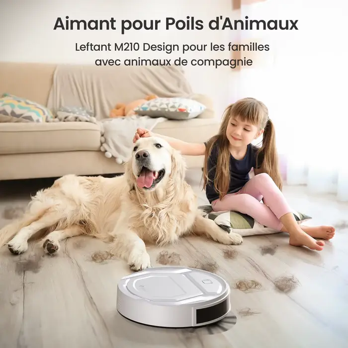 Lefant M210 Aspirateur Robot avec Télécommande