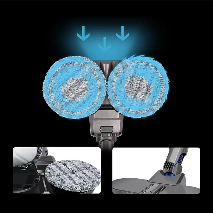 Chiffon de nettoyage en microfibre pour aspirateur Samsung Jet90. Accessoires pour balai électrique