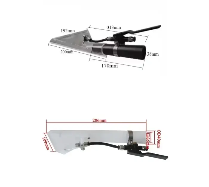 Tête de brosse universelle pour aspirateur sec et humide