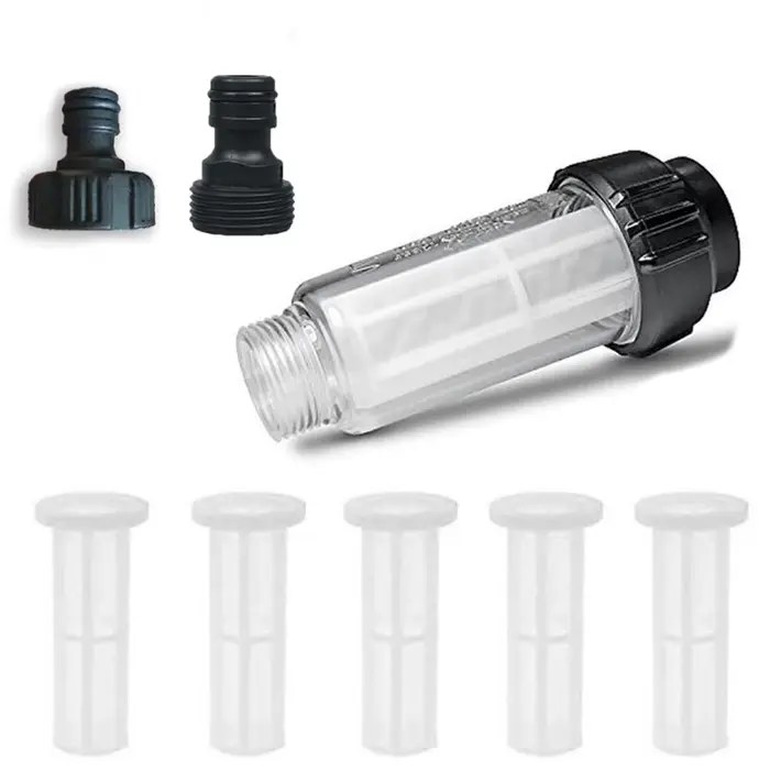 Filtre à eau pour nettoyeur haute pression G 3/4 ''filtres à eau avec 2 noyaux