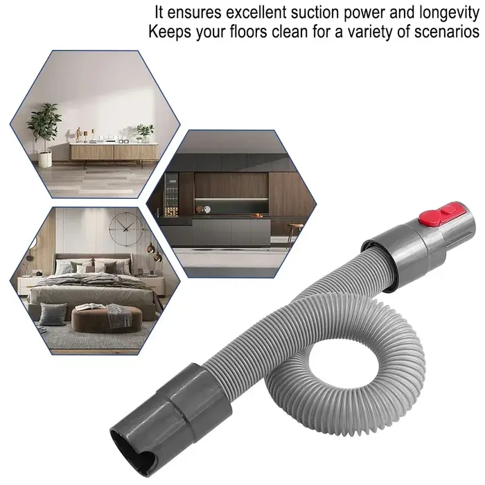 HOMEFISH Tuyau d'extension télescopique flexible pour aspirateur Dyson V7 V8 V10 V11 V15