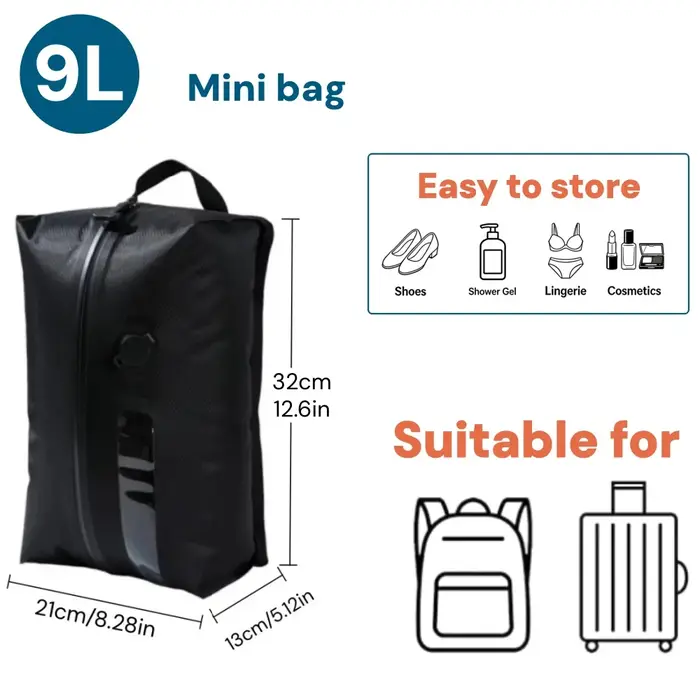 Sacs de rangement sous vide, accessoires de voyage essentiels, organisateurs de vêtements pour valis