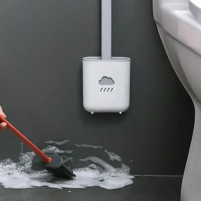 Brosse de toilette en Silicone