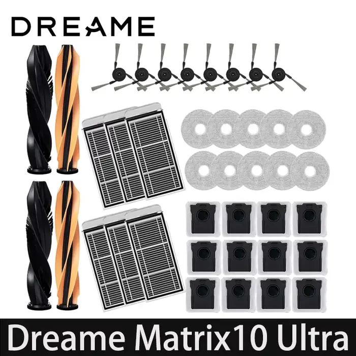 Accessoires de remplacement pour aspirateur robot Dreame Matrix10 Ultra : brosse principale