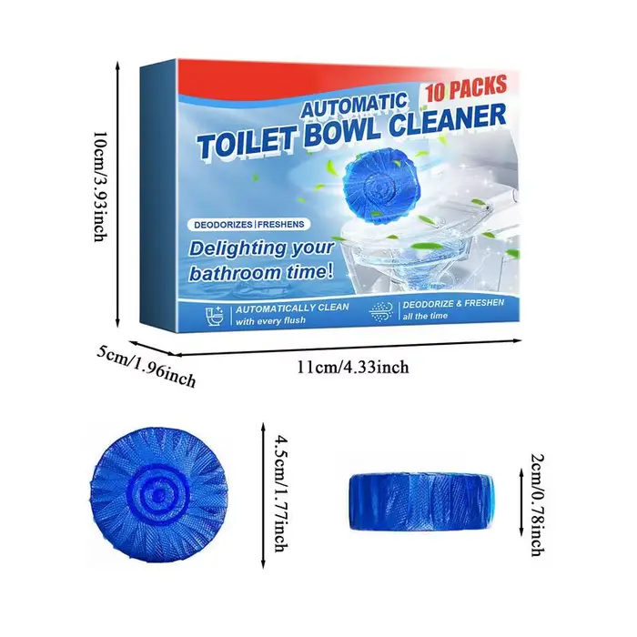 Comprimés de nettoyage de cuvette de toilette