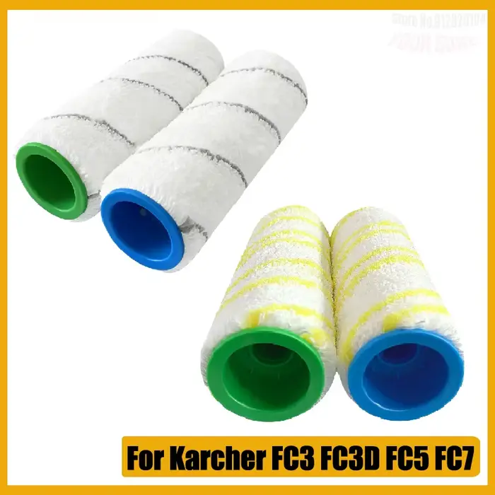 Pour Karcher FC3 FC3D FC5FC5DFC7 nettoyeur de sol électrique aspirateur microfibre lavable brosse roulante accessoires de remplacement