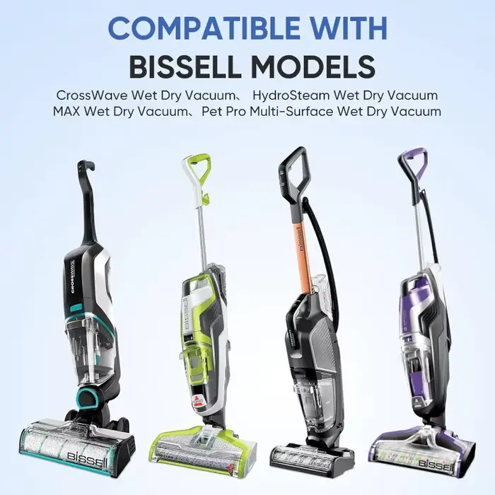 Filtres Bissell Crosswave compatibles avec les modèles 1785 3888A 2551 Pet pro 2306 2554 2596 HydroSteam 35151 3518 - Pack de 2