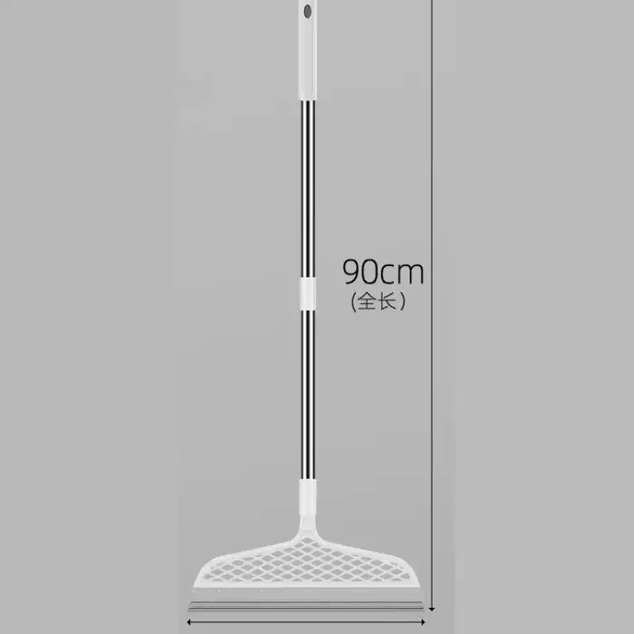 1 balai en silicone double face, balai magique détachable pour sols humides et secs, fenêtres, surfa