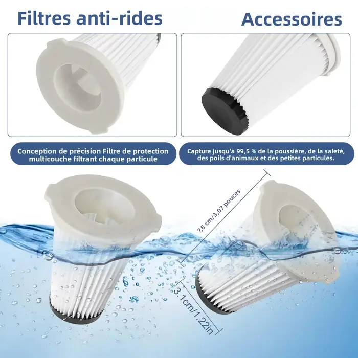 Filtre lavable (accessoires pour aspirateur