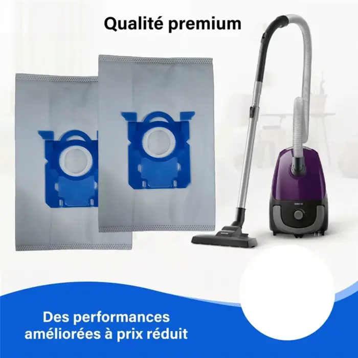 Le sac à poussière Electrolux S-BAG convient aux aspirateurs Electrolux/AEG GR201SM/Philips/FC8021/03 et autres