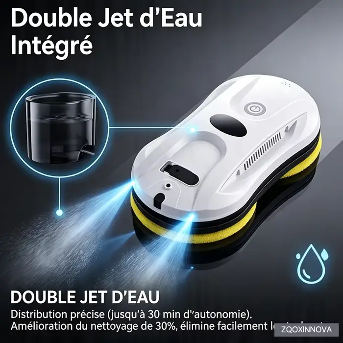 Système UPS Robot nettoyeur de vitres aspirateur appareil ménager intelligent nettoyage automatique lave-vitre
