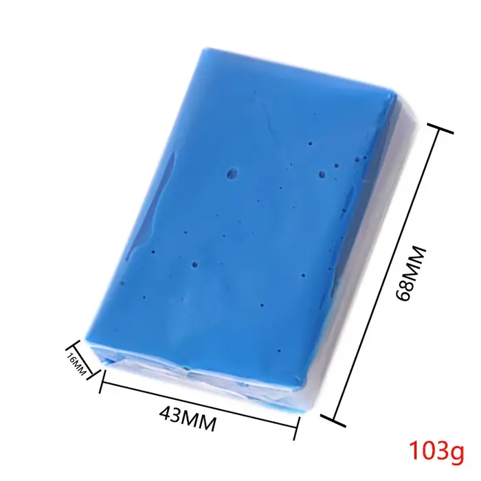100g Barre d'argile volcanique pour voiture - Argile de nettoyage spécifique pour l'automobile
