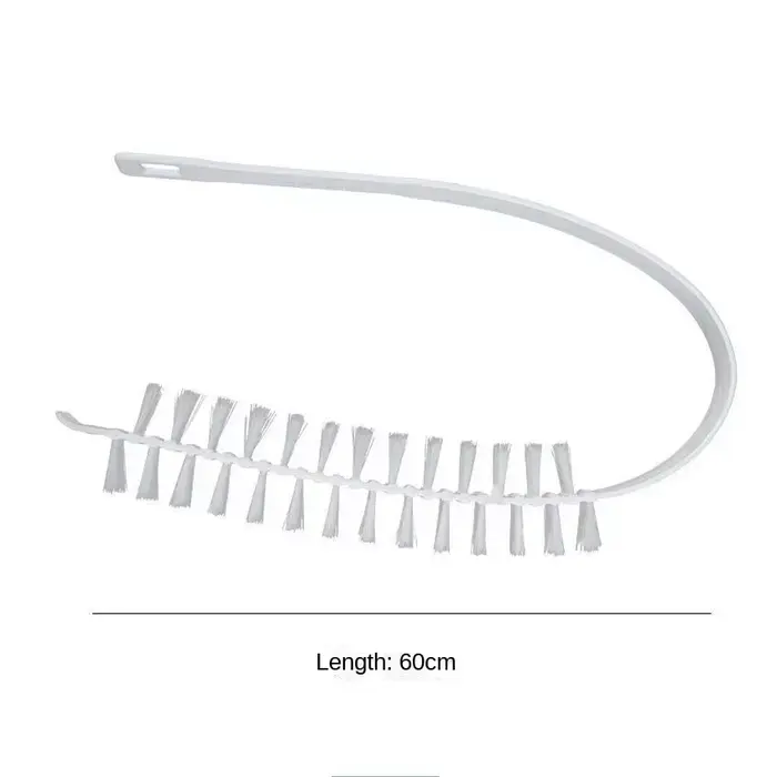 Brosse de nettoyage Flexible longue polyvalente, plumeau Machine à laver, sèche-linge, épurateur de 