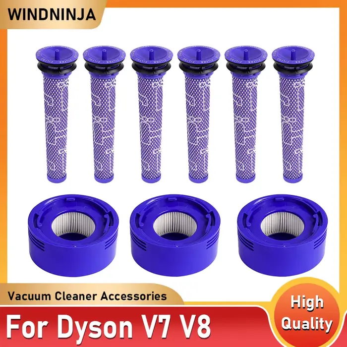 Filtre HEPA pour aspirateur sans fil Dyson V7 V8