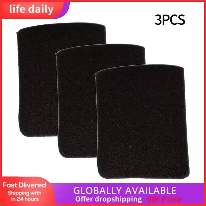 Filtre en tissu sec noir pour Parksides PWD 1200 1250 1300 A1 B2 C3 E4 F5 Vac, sacs d'aspirateur fac