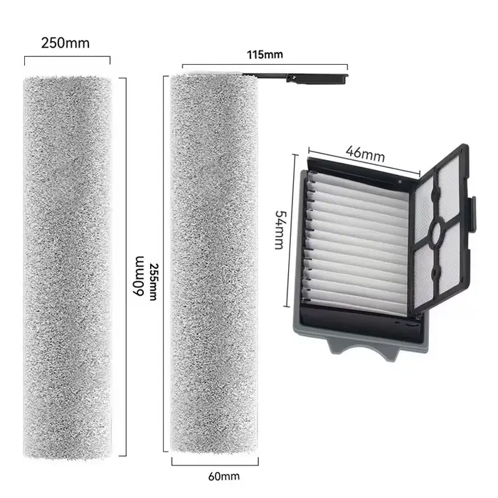 Pour aspirateur eau et poussière Tineco Floor One Switch S6/Stretch S6/S7 Stretch Ultra : brosse rotative consommable