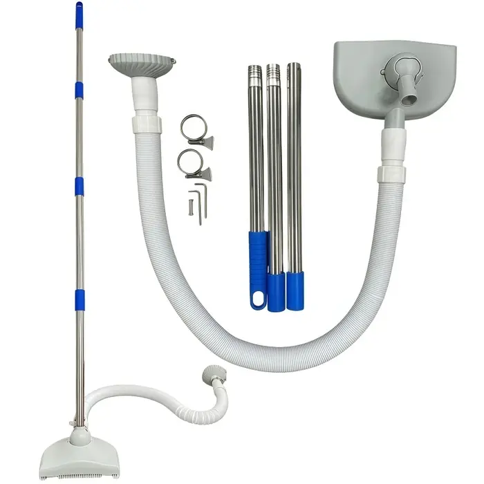 Kit d'aspirateur de piscine portatif à 3/4/5/6 pôles, outil de nettoyage automatique de l'eau de piscine pour piscine hors sol