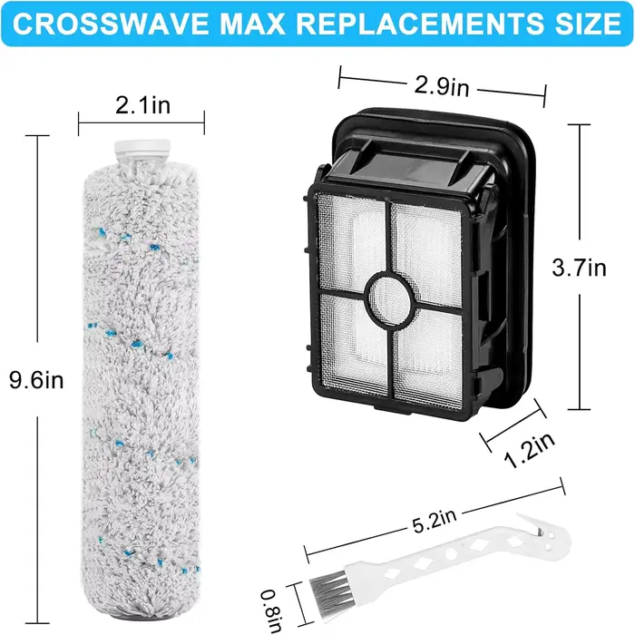 Pièces de rechange pour Bissell CrossWave sans fil Max 2554 2554A 2590 2593 2596 2597 HydroSteam Plus série 3515 35151 3513 3518