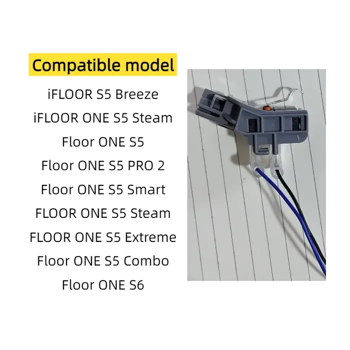 Micro-interrupteur de lave-sol Original pour TINECO Floor ONE S5/PRO 2/Smart/SteamiFLOOR S5 Breeze/Floor ONE S5 Combo/Floor ONE S6