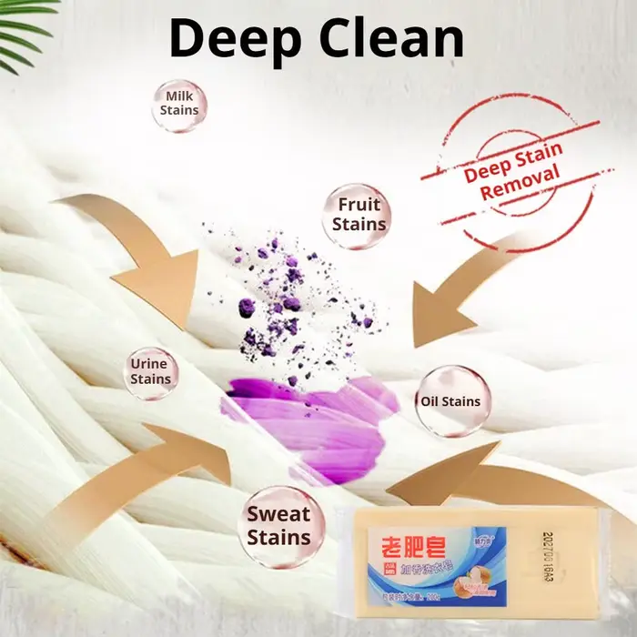 Savon de nettoyage naturel pour le linge, nettoyant pour sous-vêtements, éliminateur de vieilliements, pour un nettoyage en profondeur, élimination des odeurs et des taches