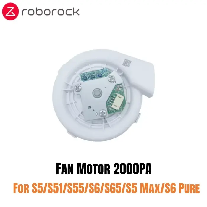 Moteur de ventilateur de remplacement d'origine pour Roborock, 2000Pa, S5, S51, S55, Dock, S65, S5 M