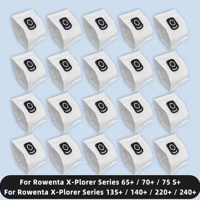 Sac à poussière compatible pour Rowenta X-Plorer Series 65+ / 70+ / 75 S+ / 135+ / 140+ / 220+ / 240+