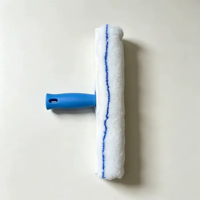 Kit de nettoyage de vitres 35 cm : raclette et chiffon microfibre, pour vitres et douches, outil de