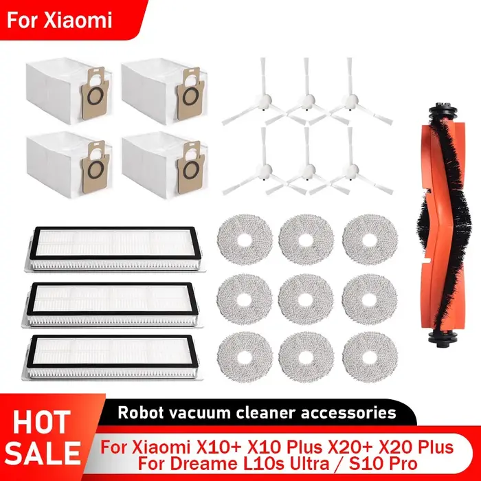 Accessoires pour aspirateur Xiaomi X10 + X10 Plus X20 + X20